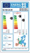 SINGER A/C SNT26-09IVo Klimatistiko Inverter 9000 BTU A++/A+++ me Wi-Fi